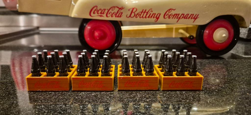 Vintage, Coca-Cola speelgoed kratjes voor Pedal Car, Ophalen of Verzenden