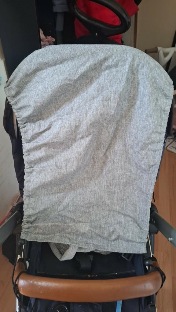 Zomerdekje voor baby/kinderwagen - Grijs, Ophalen, Zo goed als nieuw, Kinderwagen, Overige merken