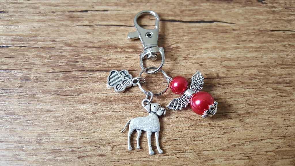 Tas/Sleutelhanger Duitse Deense dog geluksengel, Verzenden, Nieuw