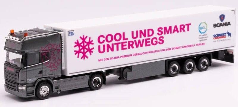 Scania R TL K.Sz. Christina Scheib / Trucker Babe Herpa, Nieuw, Ophalen of Verzenden, Bus of Vrachtwagen, Herpa