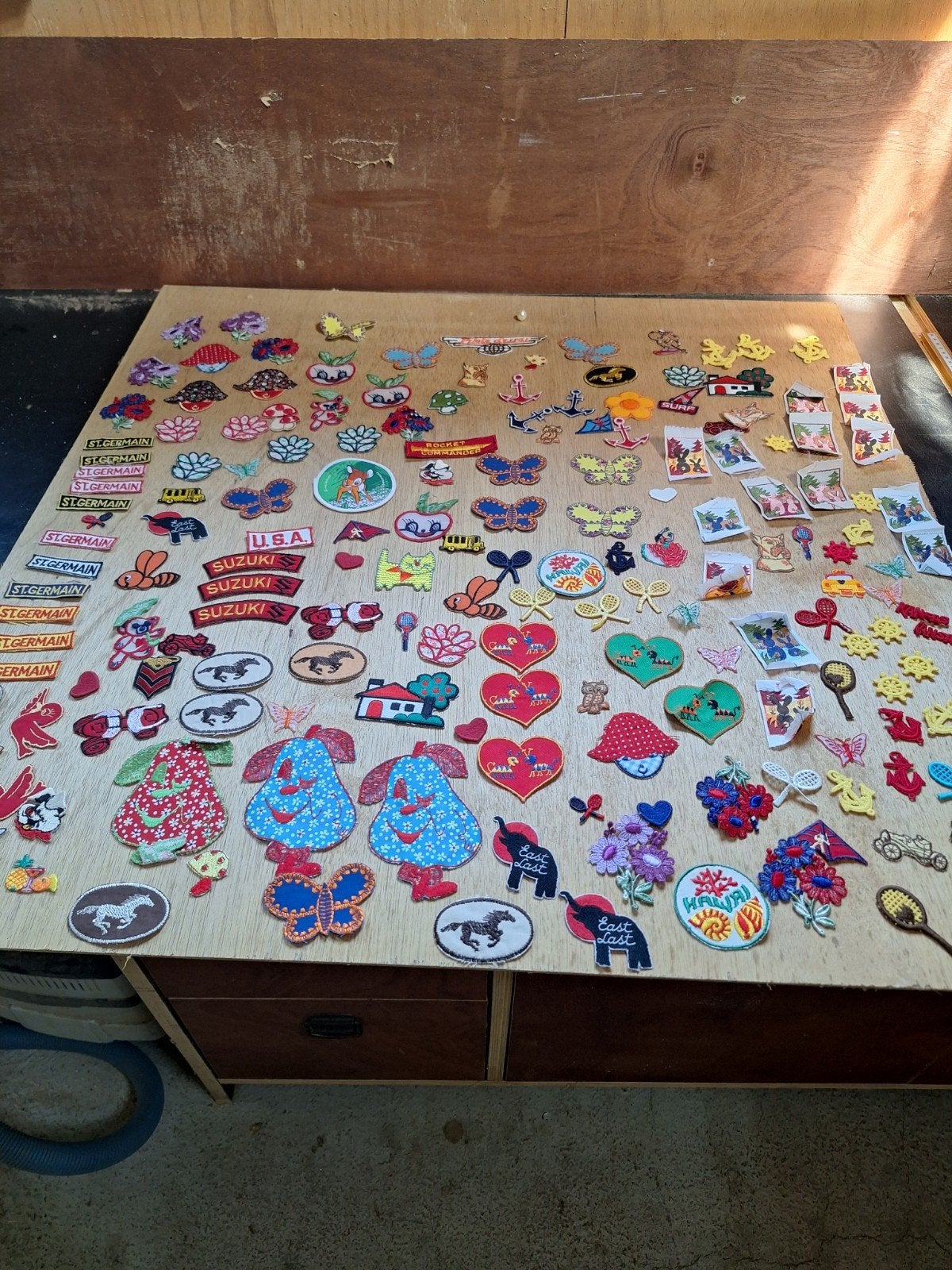 Grote partij vintage patches (old stock), Ophalen of Verzenden