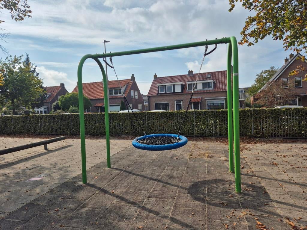 Mooie mand schommel 1176 gecertificeerd, Kinderen en Baby's, Speelgoed | Buiten | Speeltoestellen, Zo goed als nieuw, Schommel
