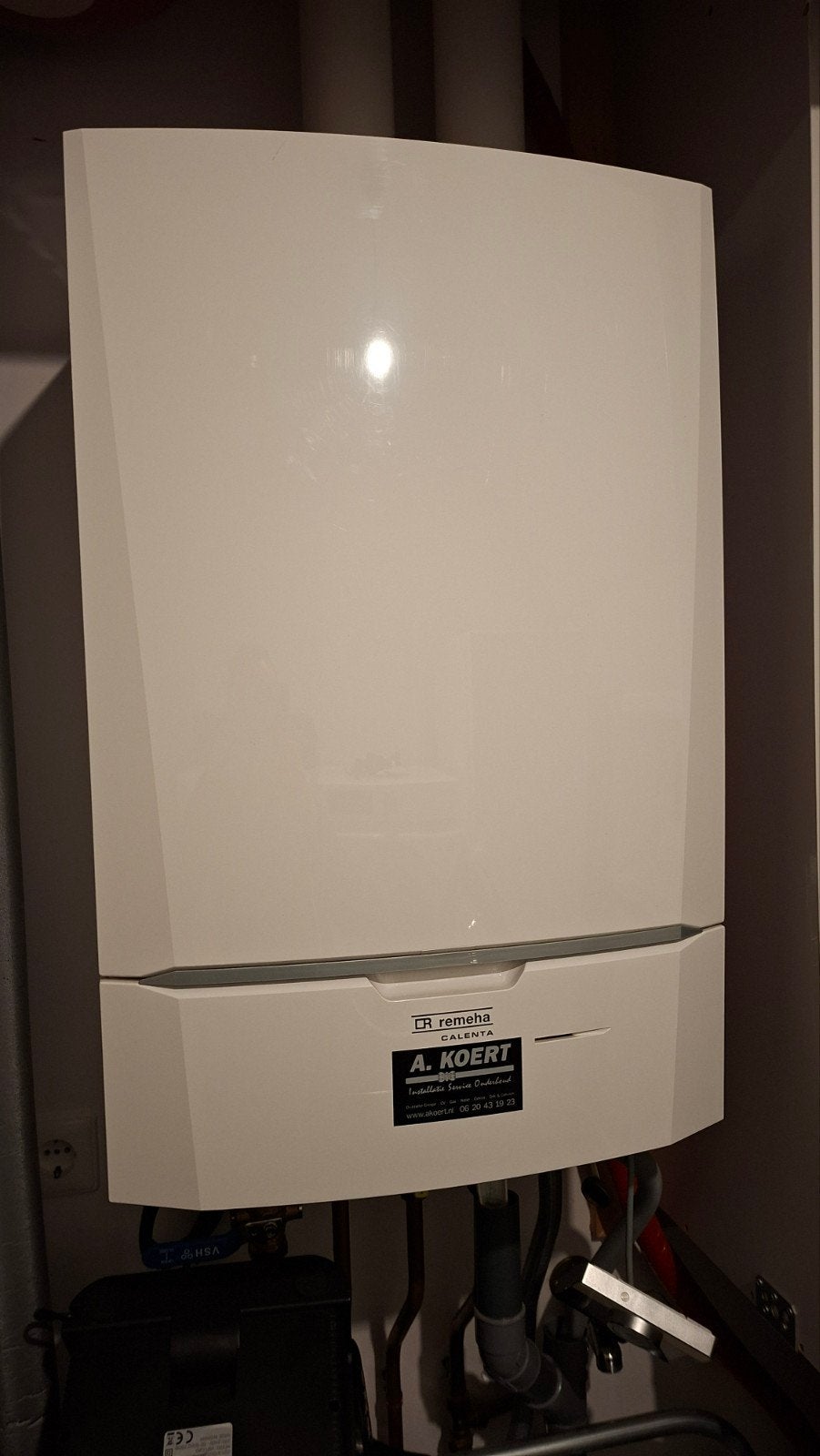 Remeha Tzerra Ace 28C CW4 met iSense thermostaat, Ophalen, Hoog rendement (Hr), Cv-ketel of Combi-ketel, Minder dan 60 cm