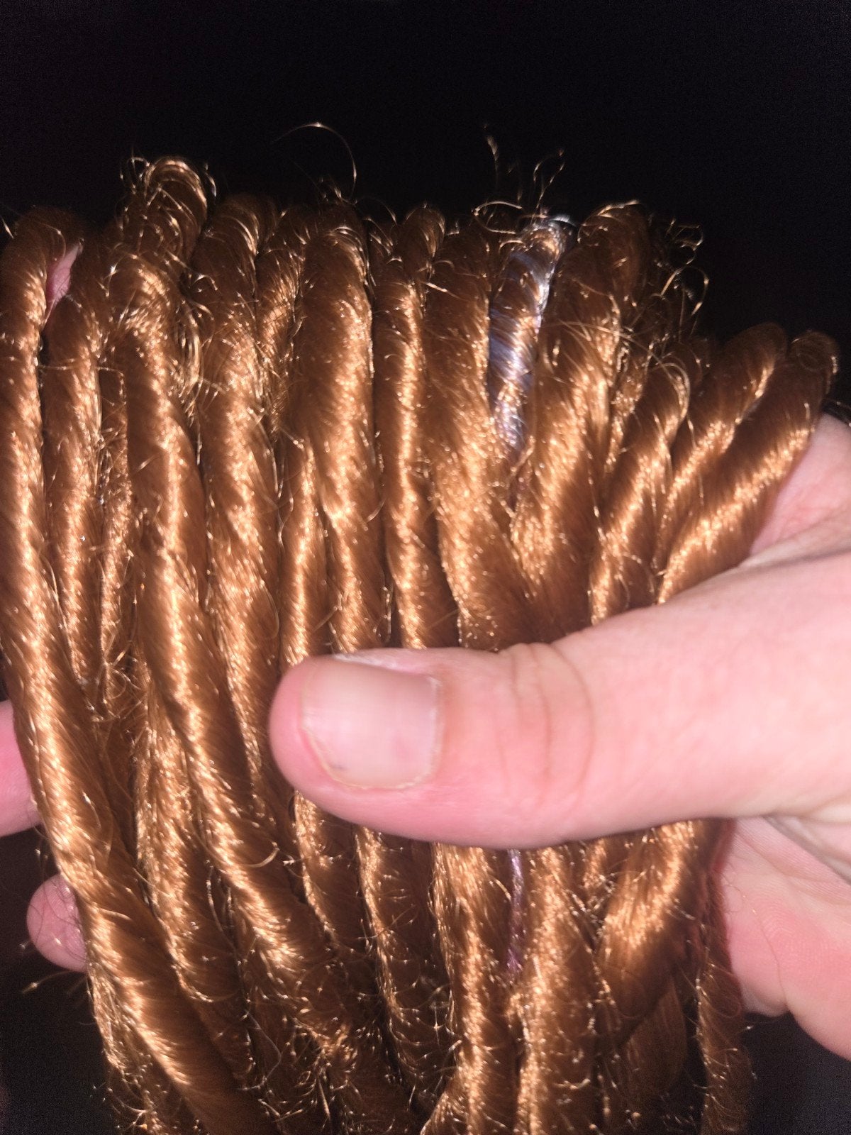 Fluffy Dubbele ended dreadlocks op aanvraag., Ophalen of Verzenden, Nieuw, Pruik of Haarverlenging