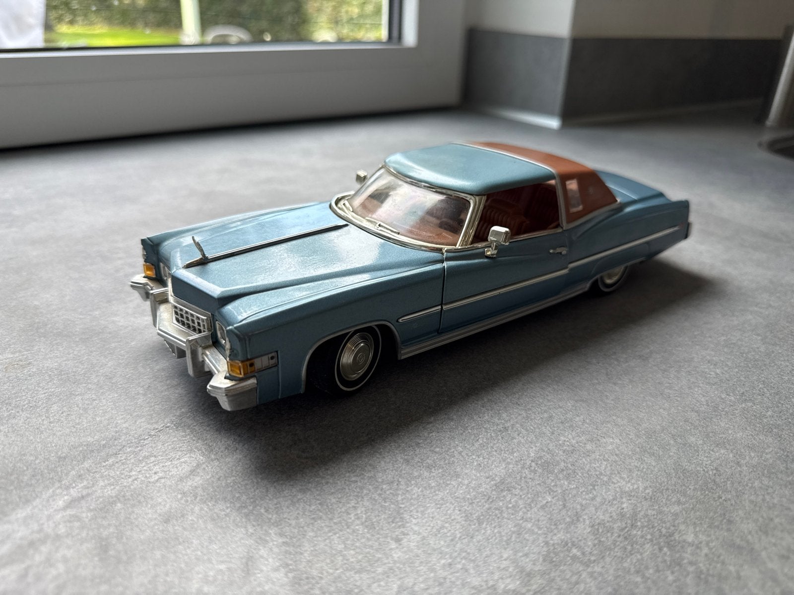 Cadillac Eldorado Biarritz 1976 schaalmodel, Ophalen of Verzenden, Zo goed als nieuw, Auto, Overige merken
