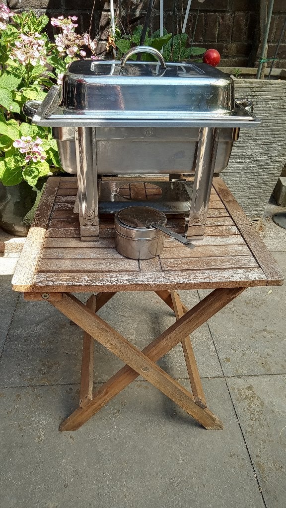 Chafing dish 43x30 cm, Ophalen, Gebruikt