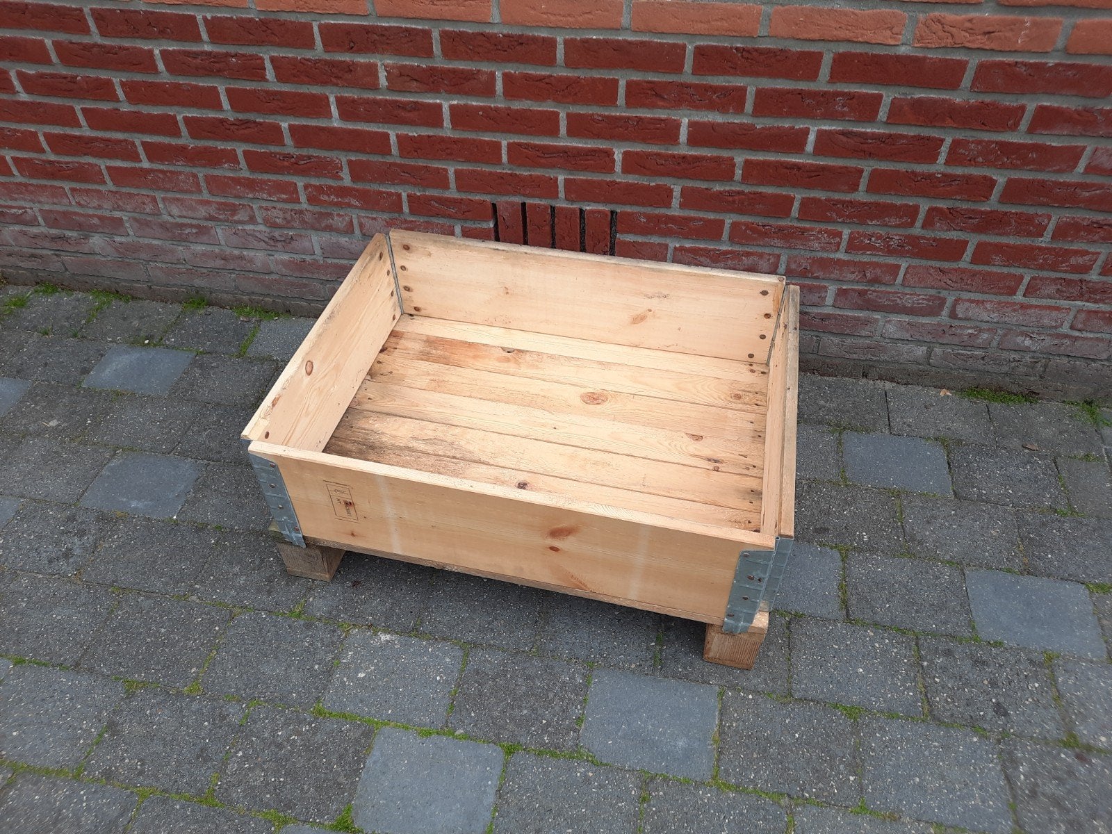 Palletkist palletrand  moestuinbak bloembak hout 60x80 cm, Ophalen, 100 cm of meer, 60 cm of meer, 50 cm of meer