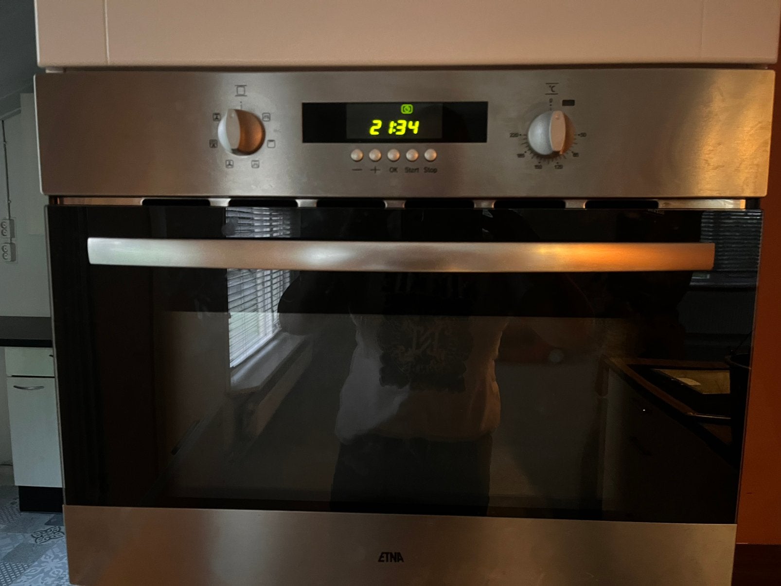 Goed werkende Etna inbouw combimagnetron, Ophalen, Gebruikt, 60 cm of meer, Inbouw