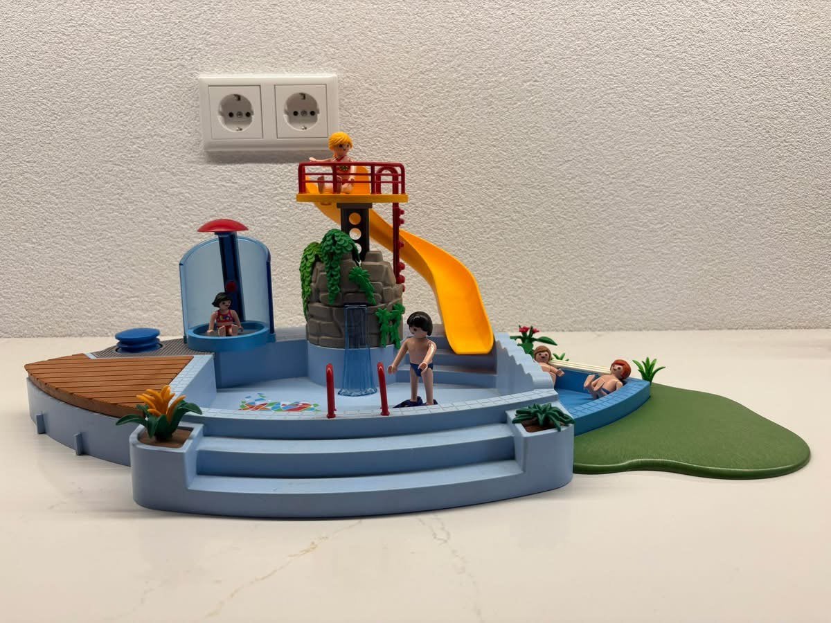 Playmobil zwembad, Verzenden, Zo goed als nieuw