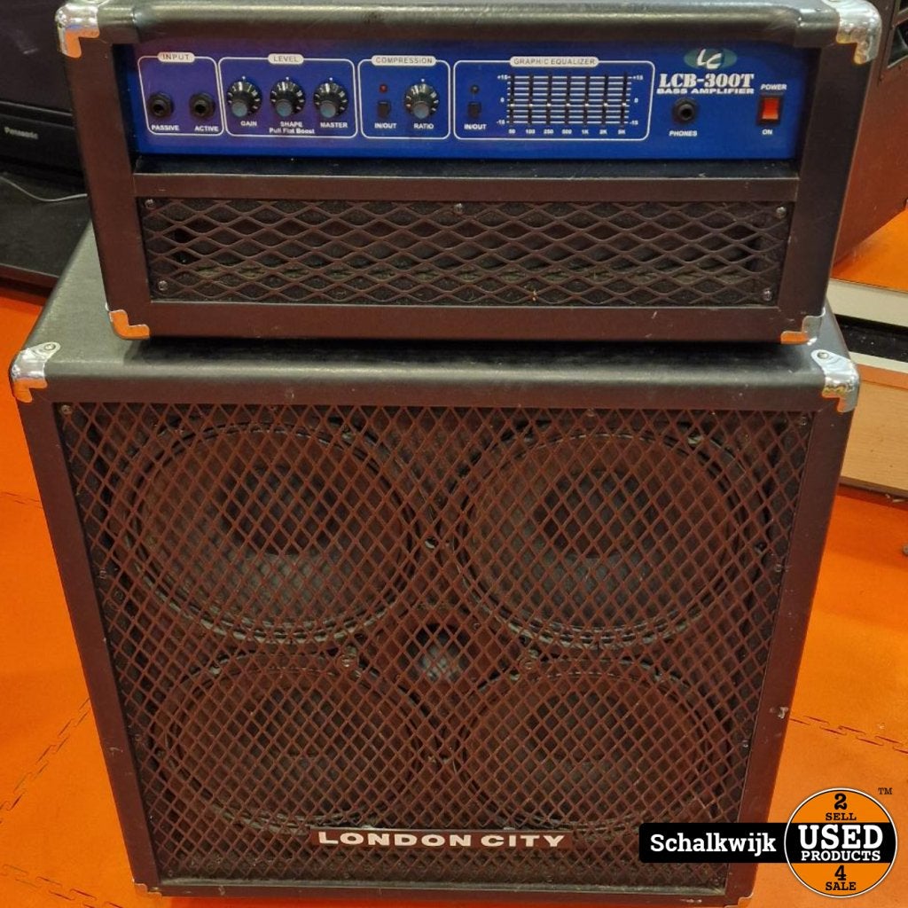 London City LCB-300T Basversterker + LCB-410C Cabinet, Flex Ltd., Gebruikt, https://flex.com/contact-us, Nobelstraat 10, 5807 GA Oostrum LB, Limburg, Nederland