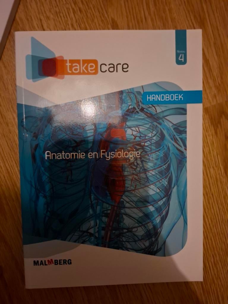 Handboek Anatomie en Fysiologie - Take Care Niveau 4, Ophalen of Verzenden