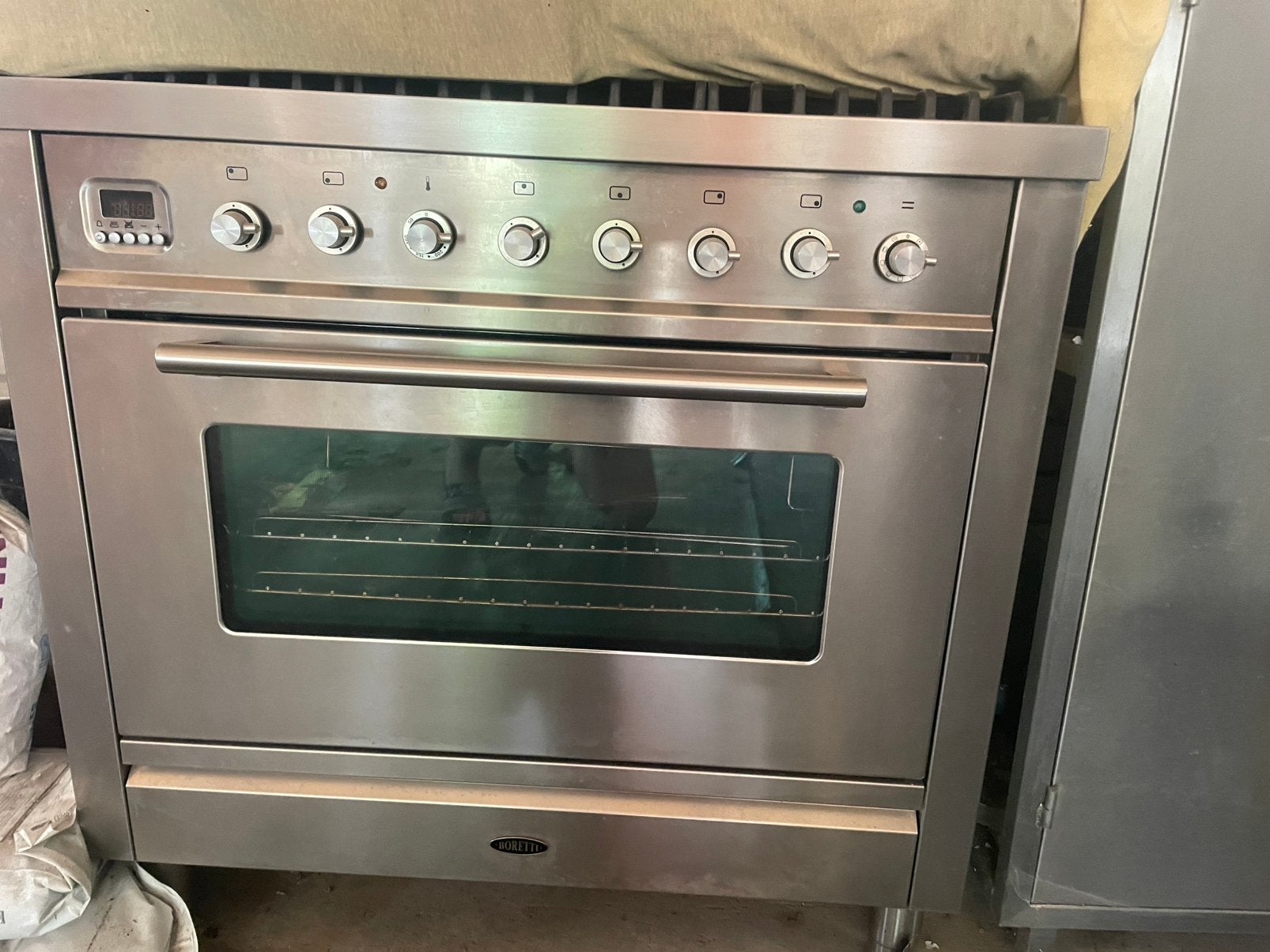 Boretti gasoven, Witgoed en Apparatuur, Fornuizen, Ophalen, Gebruikt, 60 cm of meer, Grill