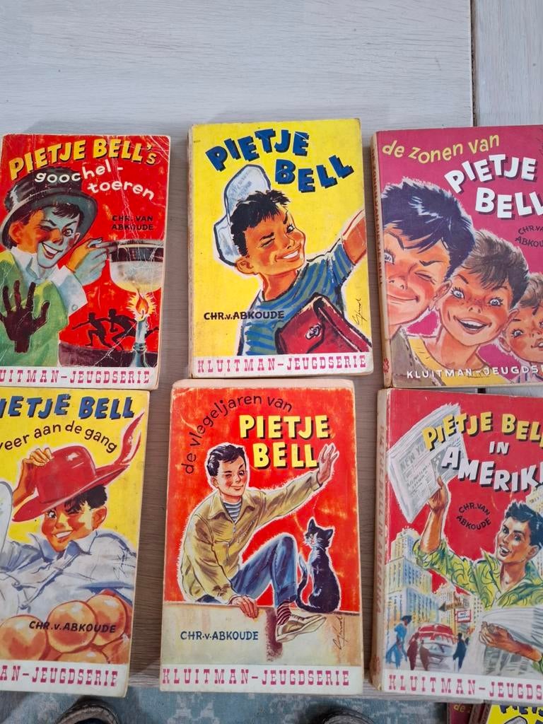 Pietje Bell Boeken - Chr. van Abkoude (6 delen), Ophalen of Verzenden, Gelezen, Chr. van Abkoude, Fictie algemeen
