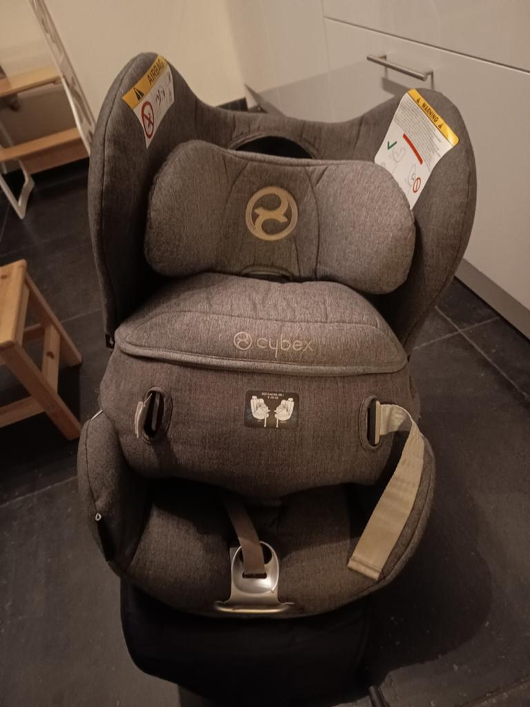 Cybex Sirona Plus kinderstoel met Isofix, Gebruikt, 9 t/m 18 kg, Zijbescherming, Isofix