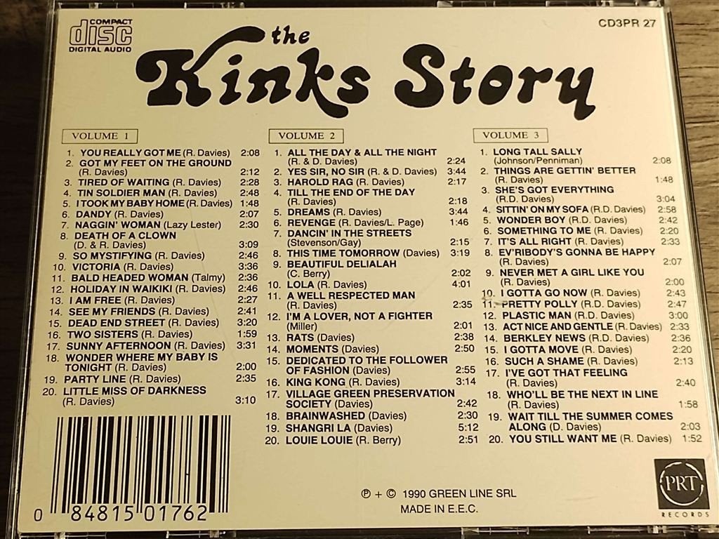 The Kinks ‎– The Kinks Story [3 CD], Cd's en Dvd's, Cd's | Pop, Ophalen of Verzenden, Zo goed als nieuw, Rock