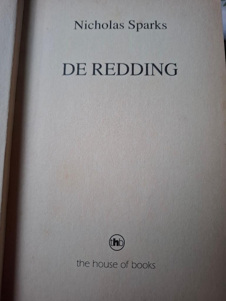 De redding, Nicholas Sparks (hardcover), Boeken, Romans, Ophalen of Verzenden, Gelezen, Nicholas Sparks, Nederland