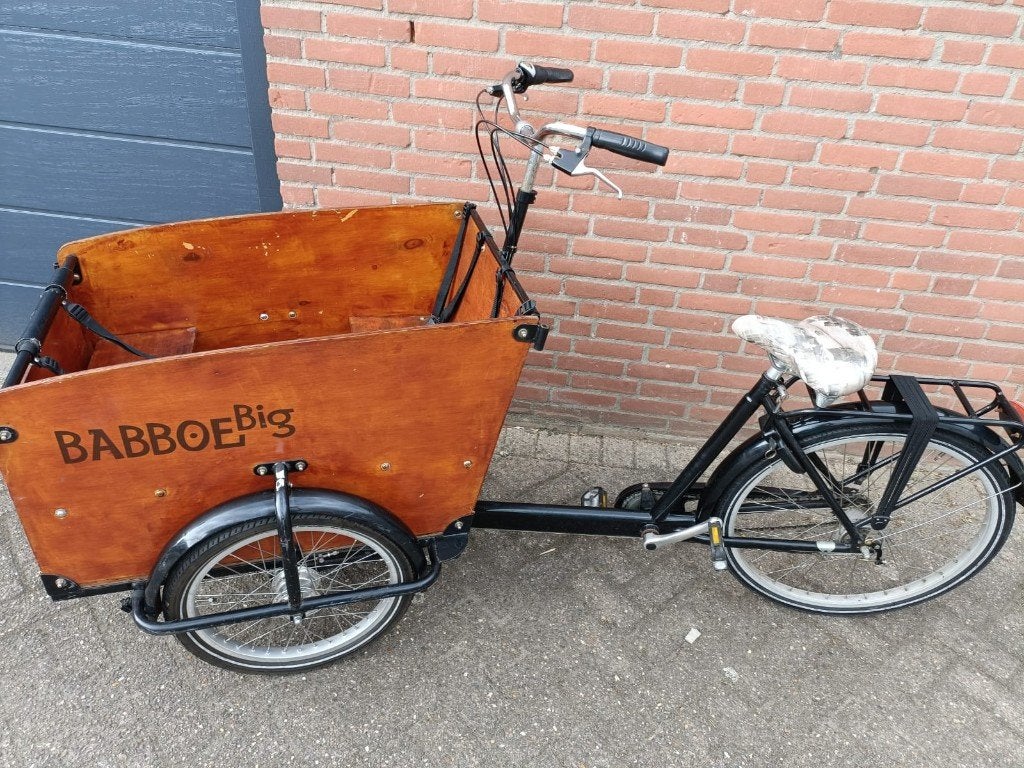 Babboe Big bakfiets, Fietsen en Brommers, Gebruikt, 2 kinderen, Trommelrem, Ophalen