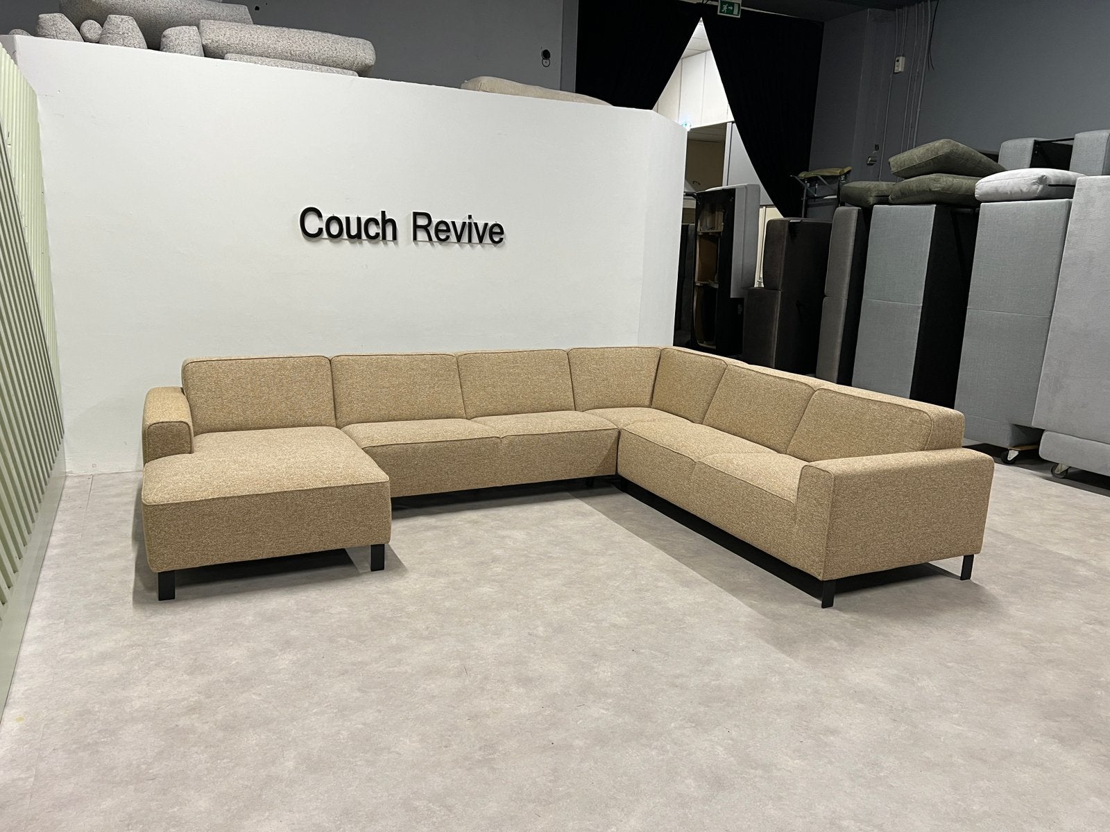 Sanders u-bank Showroommodel | 345x265 | GRATIS LEVERING, Huis en Inrichting, Banken | Bankstellen, -, Verzenden, -, Zo goed als nieuw