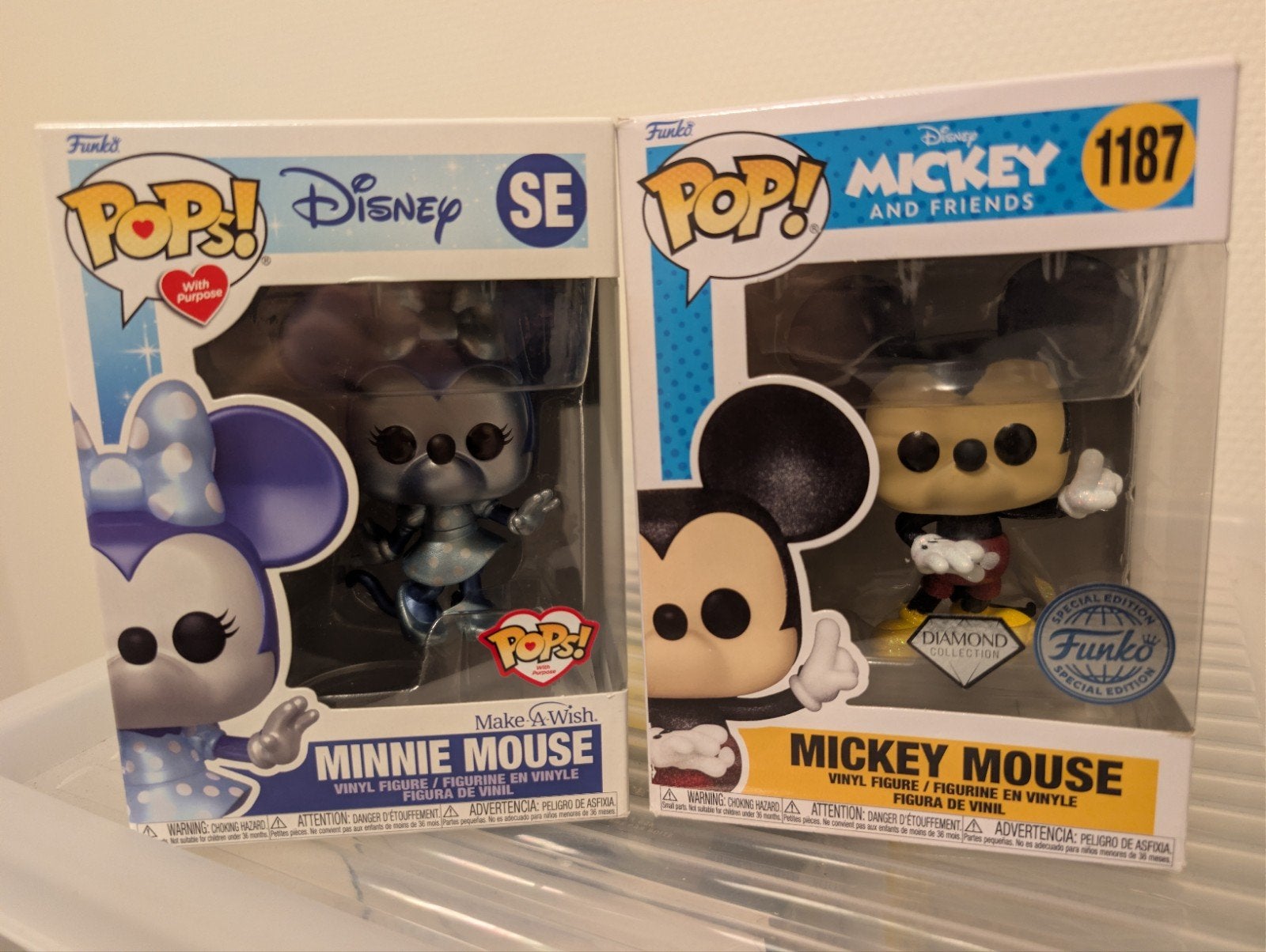 Funko Pop! Disney #1187 Mickey Mouse & # SE Minnie Mouse Set, Ophalen of Verzenden, Nieuw