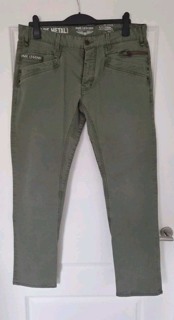 PME Legend jeans Bare Metal groen W36 L34, W36 - W38 (confectie 52/54), Overige kleuren, Ophalen of Verzenden, Zo goed als nieuw