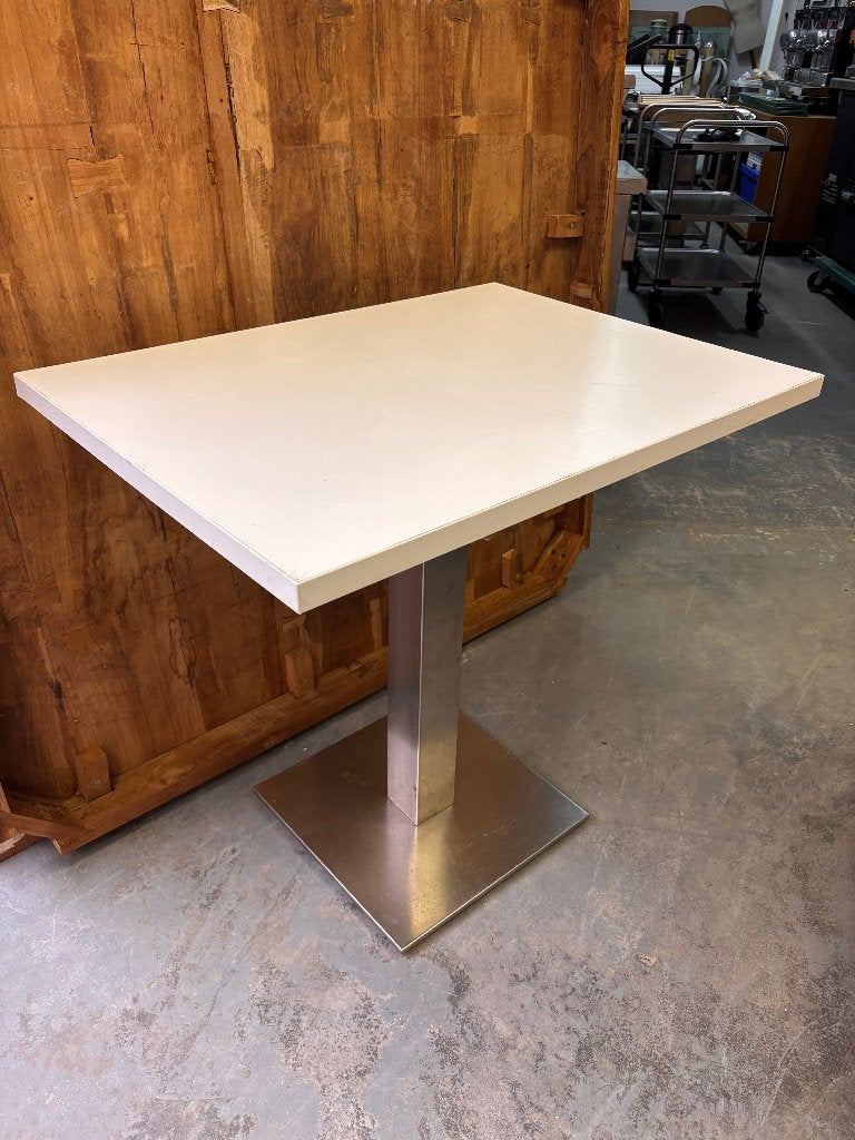 Horeca tafel RVS / MULTIPLEX (8x), Ophalen, Overige materialen, Tot twee personen, Minder dan 50 cm