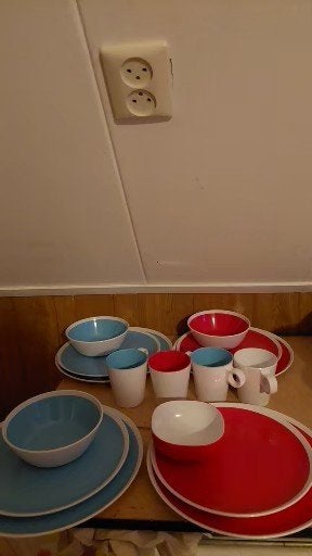 camping servies mepal, Caravans en Kamperen, Kampeeraccessoires, Ophalen of Verzenden, Gebruikt