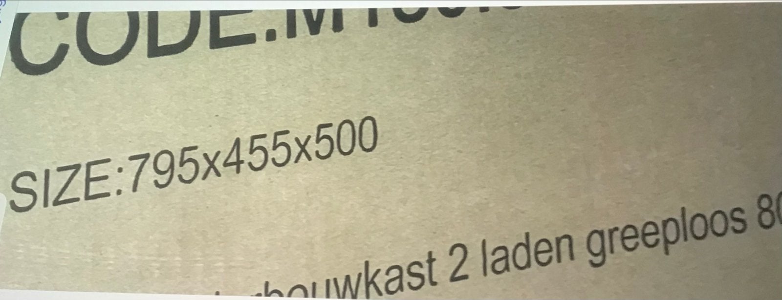Badkamer meubel Witte ladekast met 2 laden, hoogglans, Ophalen, Nieuw, 50 tot 100 cm, Minder dan 100 cm