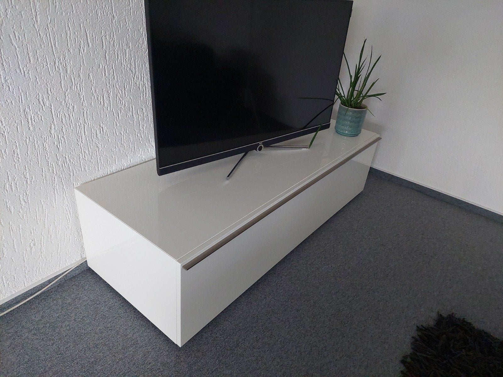 TV-meubel Porro 160 cm wit glans - Piero Lissoni design, Ophalen, Overige materialen, Minimalistisch, Modern, Italiaans design