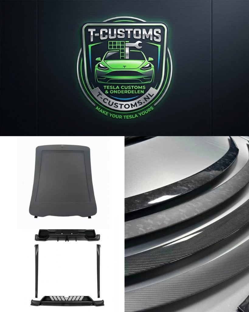 Tesla Model Y Spoiler Juniper 2025+    t-customs, Ophalen of Verzenden