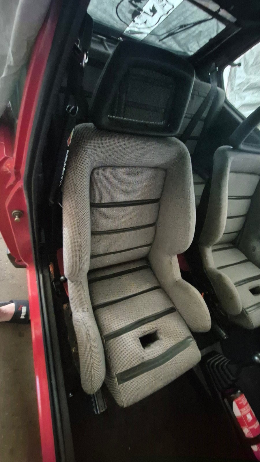 Recaro Racing Stoelen voor Fiat Ritmo 130 TC Abarth, Ophalen
