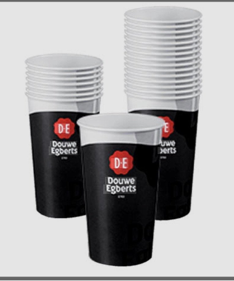 Douwe Egberts 180cc beker karton, Overige materialen, Overige typen, Nieuw, Ophalen of Verzenden