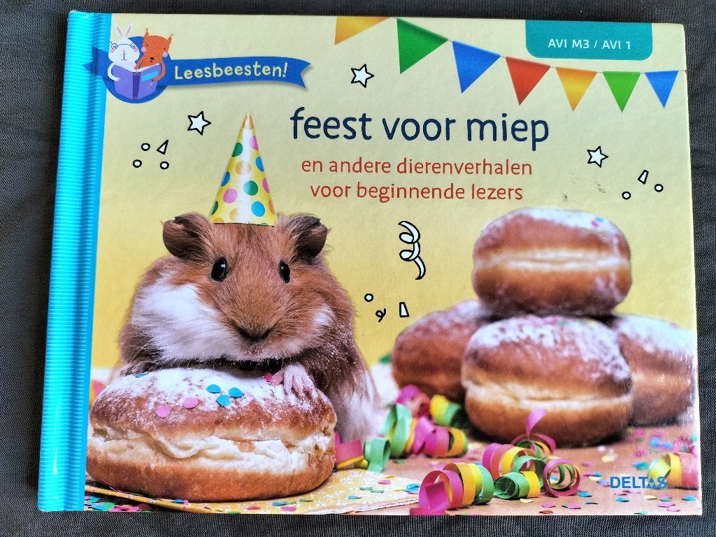 Leesbeesten! - feest voor Miep ( avi 1 / M3 ), Ophalen of Verzenden, Zo goed als nieuw, Fictie algemeen