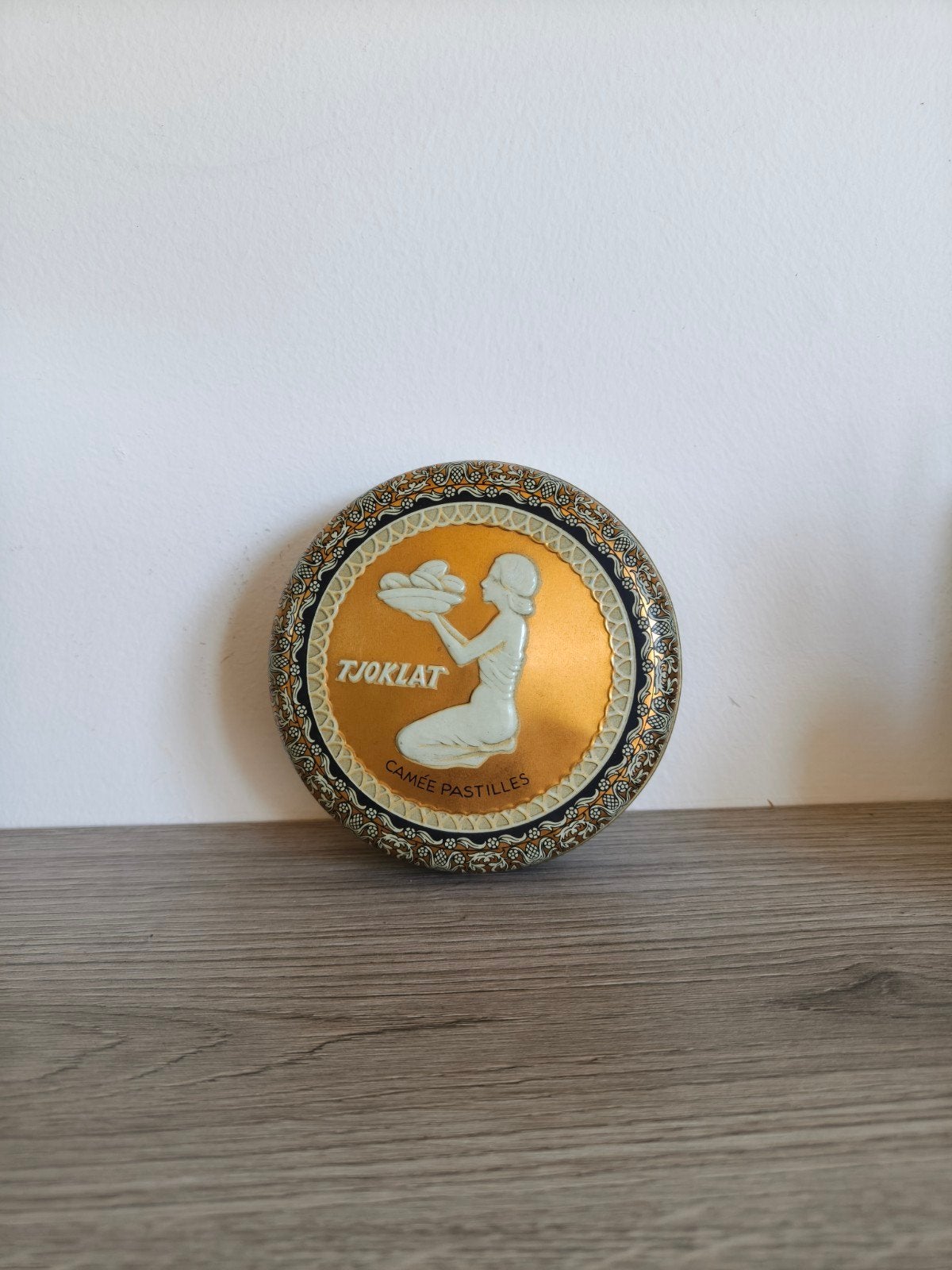 Vintage Tjoklat Camée Pastilles Blikje, Antiek en Kunst, Ophalen of Verzenden