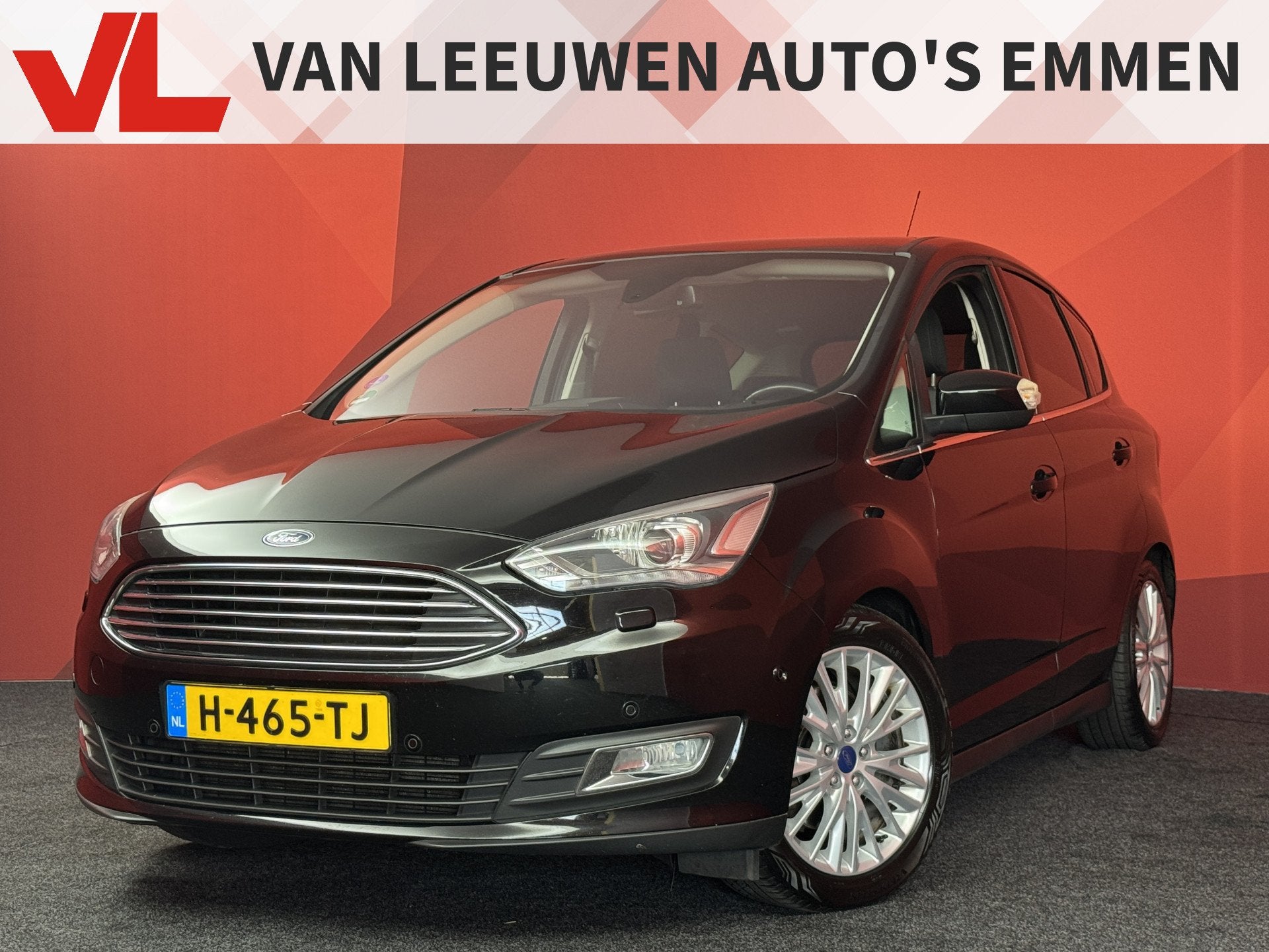 Ford C-MAX 1.5 Titanium | Winter Pack | Navigatie | Pano | X, 4 cilinders, 150 pk, Automatische klimaatregeling, Zwart