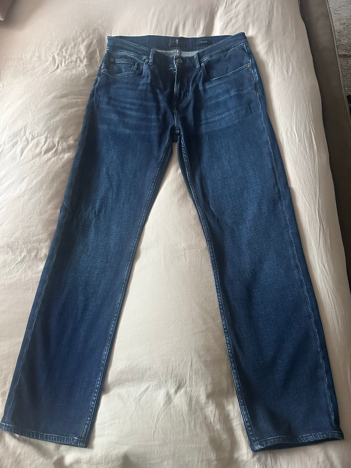 7 For All Mankind Slimmy jeans - W32, Kleding | Heren, Verzenden, Zo goed als nieuw, Blauw, W32 (confectie 46) of kleiner