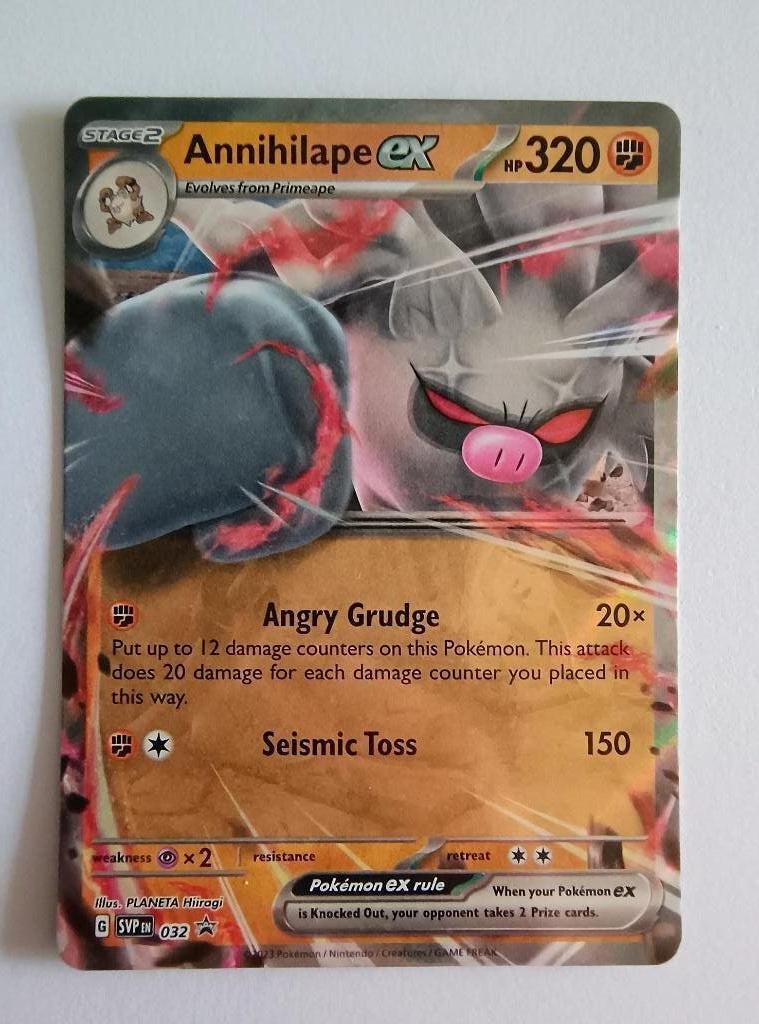 Annihilape EX SVP032, Ophalen of Verzenden, Zo goed als nieuw, Losse kaart