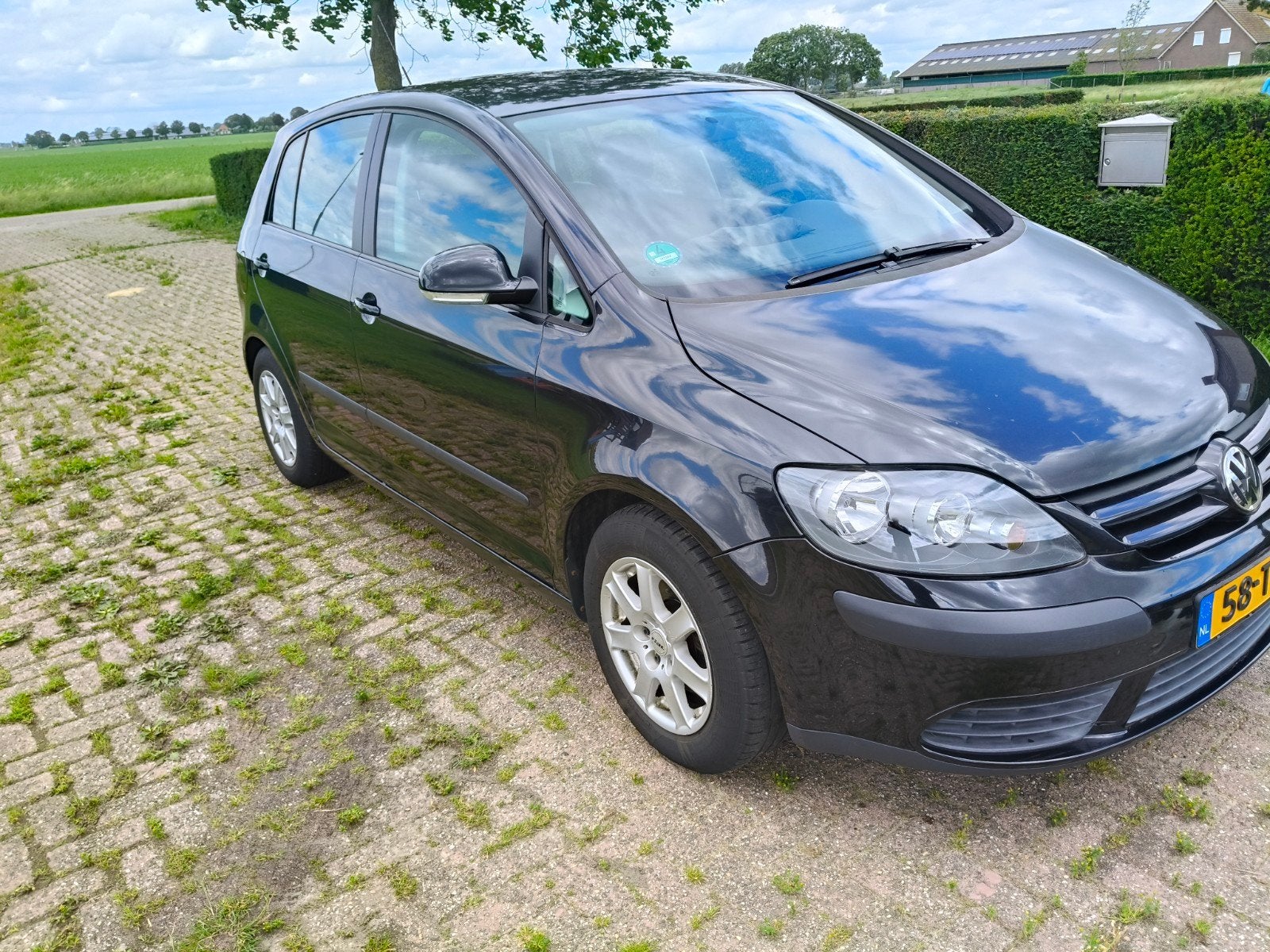 Volkswagen Golf Plus 1.6 FSI 85KW 2007 Zwart, Auto's, 4 cilinders, Zwart, 1200 kg, 115 pk
