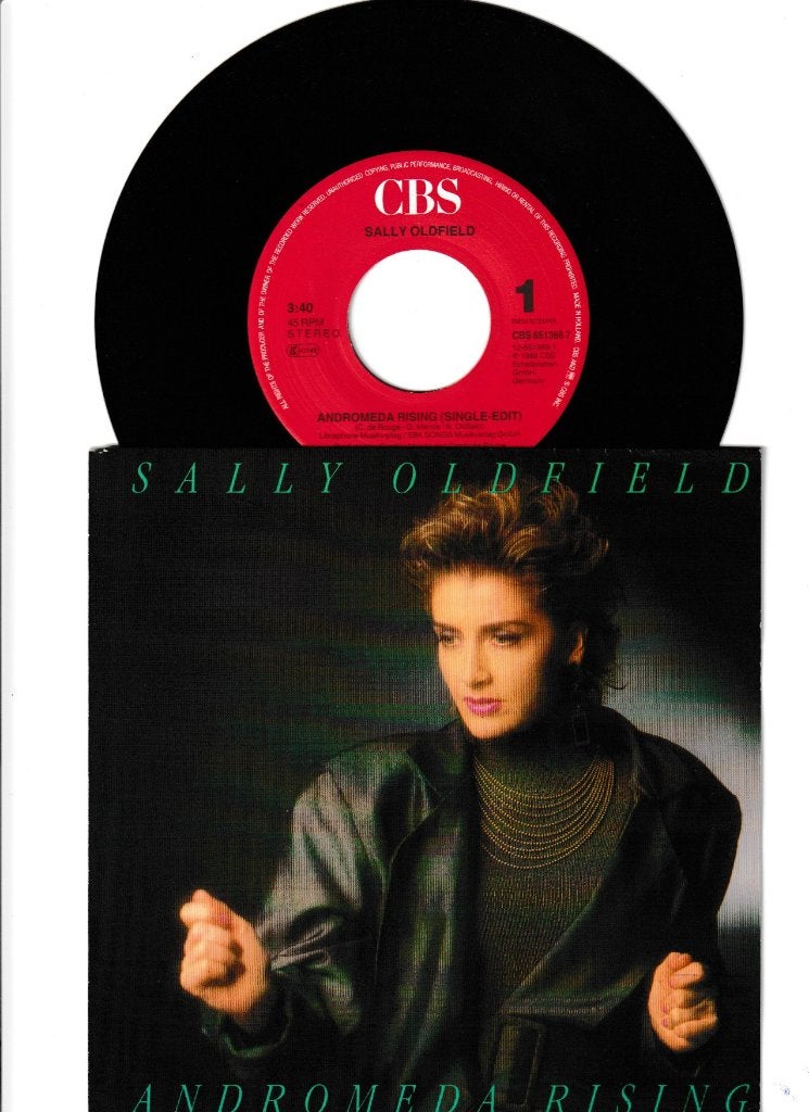 SALLY OLDFIELD - ANDROMEDA RISING //// STRANGERS IN THE DAWN, 7 inch, Zo goed als nieuw, Pop, Overige typen
