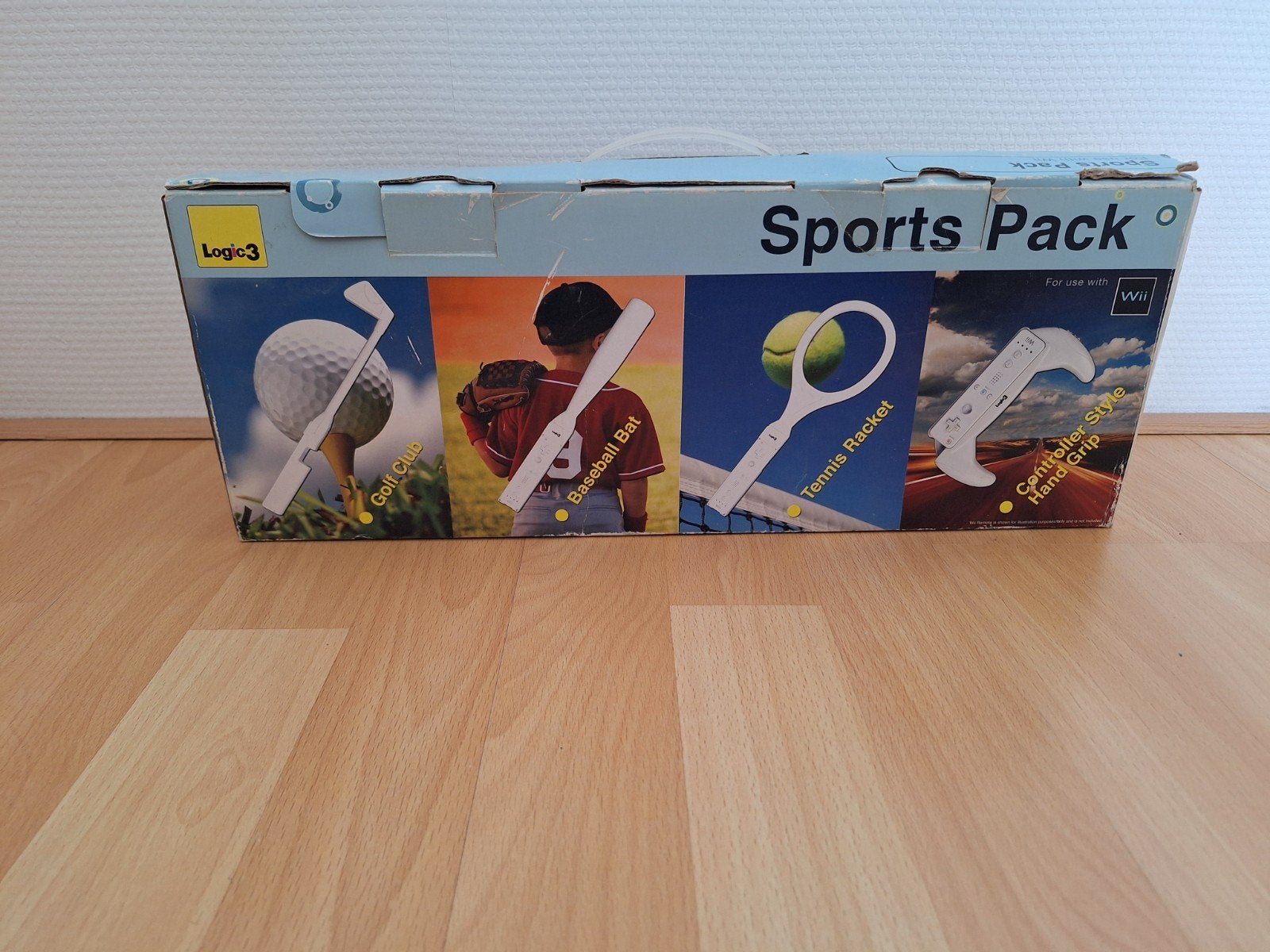 Logic3 Sports Pack voor Wii - Golf, Honkbal, Tennis, Spelcomputers en Games, Spelcomputers | Nintendo Wii, Zo goed als nieuw, Zonder controller