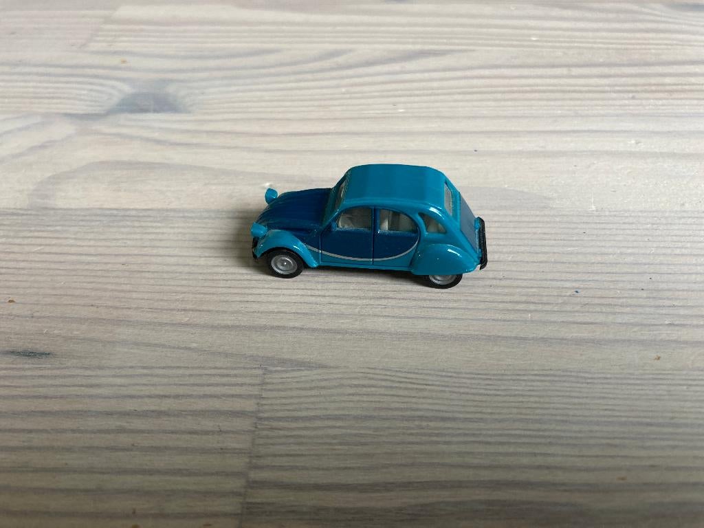 Citroen 2CV Charleston blauw 1:87, Hobby en Vrije tijd, Modelauto's | 1:87, Ophalen of Verzenden, Zo goed als nieuw, Auto, Herpa