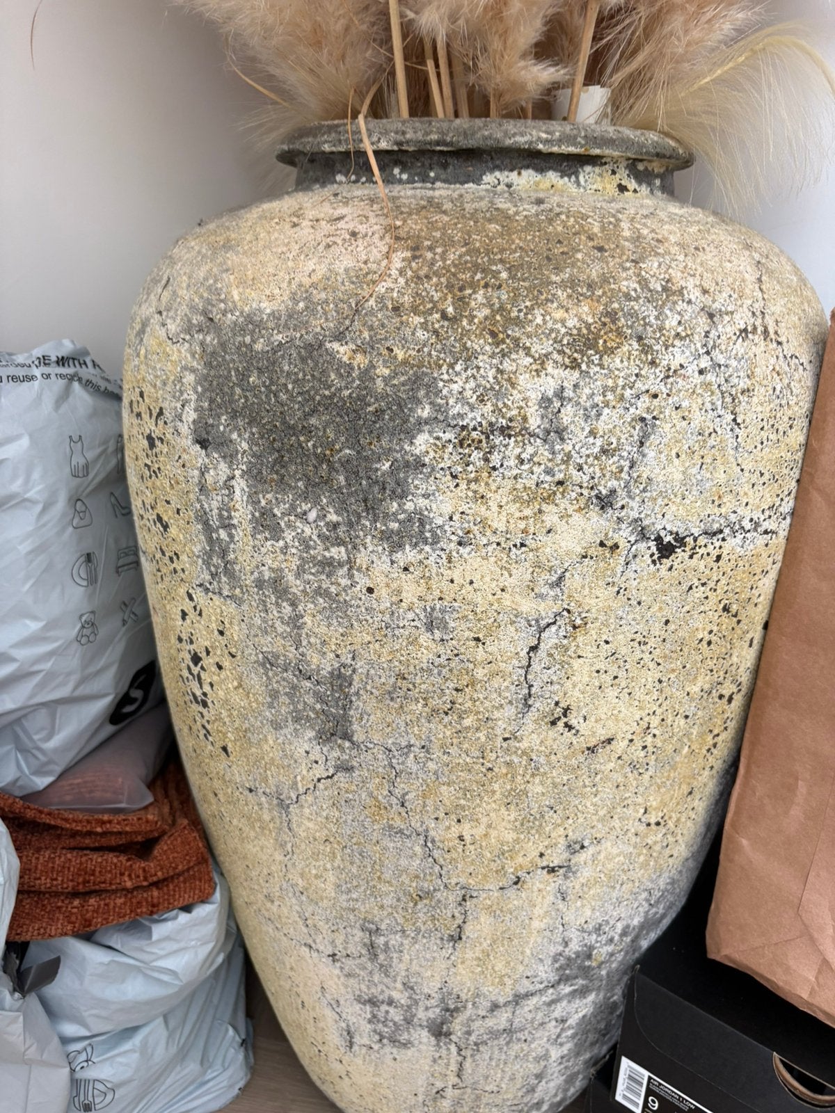 Grote zware pot, vaas, Ophalen