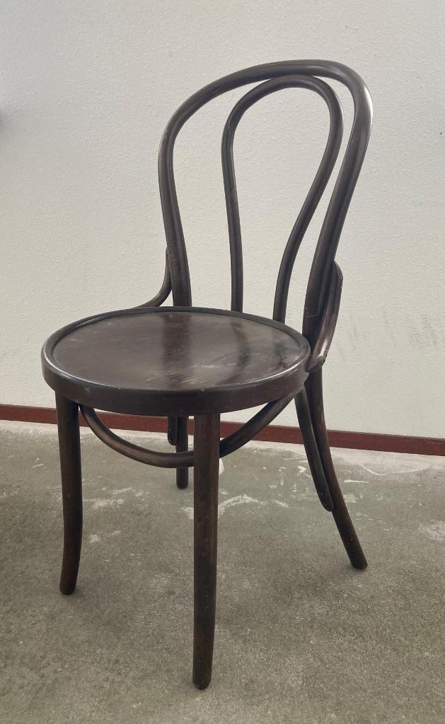 Cafestoel, Ophalen, Bruin, Thonet, Zo goed als nieuw