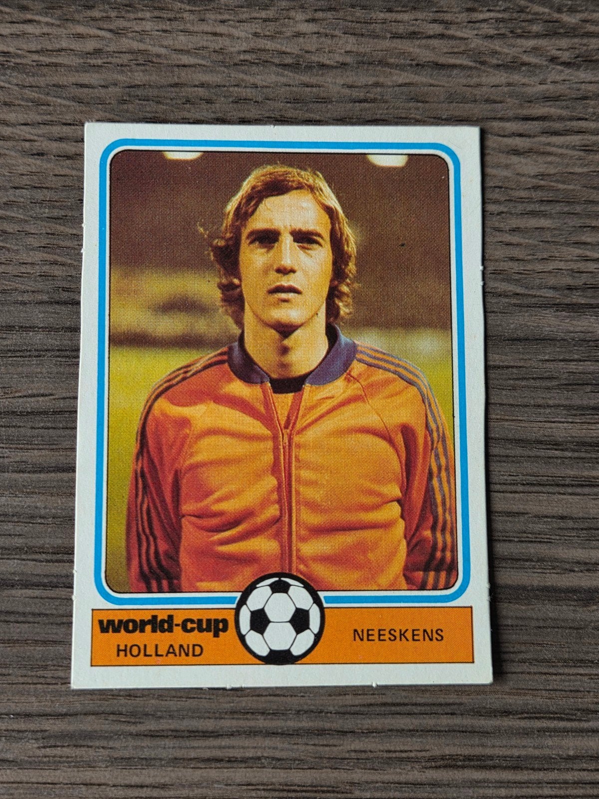 Monty Gum World Cup 1978 Johan Neeskens wk 78, Ophalen of Verzenden, Zo goed als nieuw, Ajax, Poster, Plaatje of Sticker
