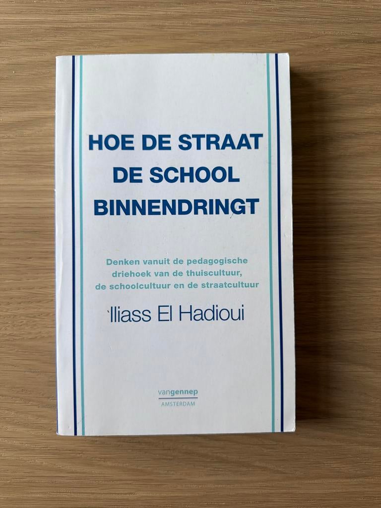 Hoe de straat de school binnendringt - Ilias El Hadioui, Boeken, Studieboeken en Cursussen, Zo goed als nieuw, HBO, Gamma, Ophalen of Verzenden