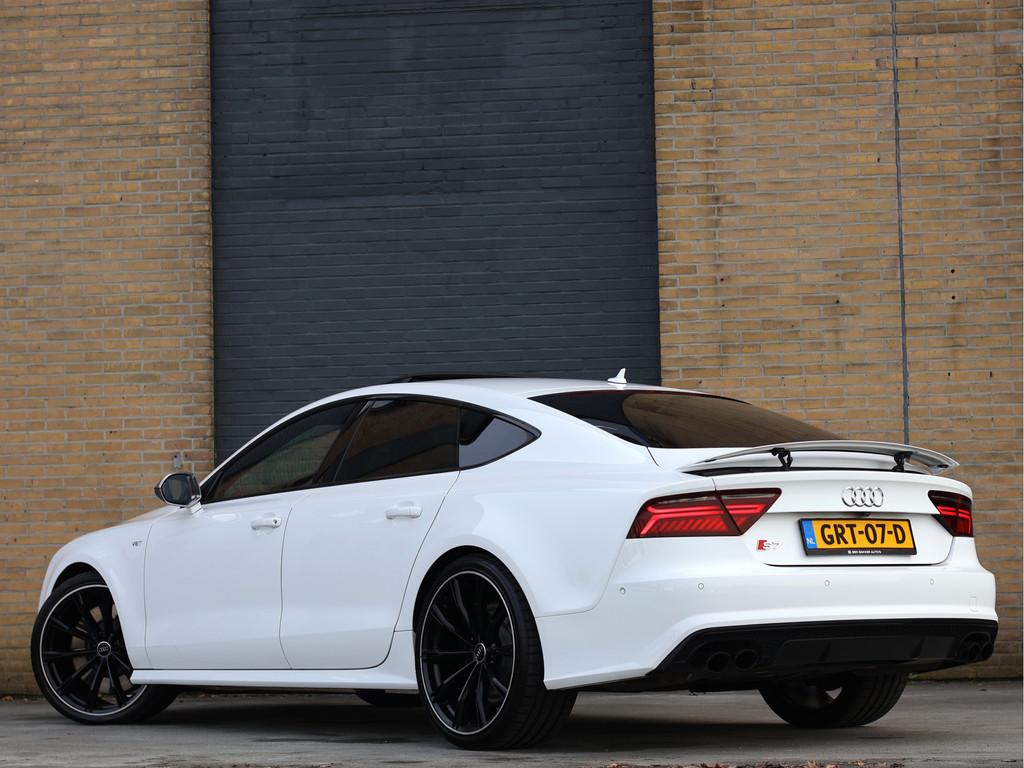 Audi A7 Sportback 4.0 TFSI V8 S7 450PK quattro | Luchtvering, Auto's, Audi, Gebruikt, Electronic Stability Program (ESP), Wit