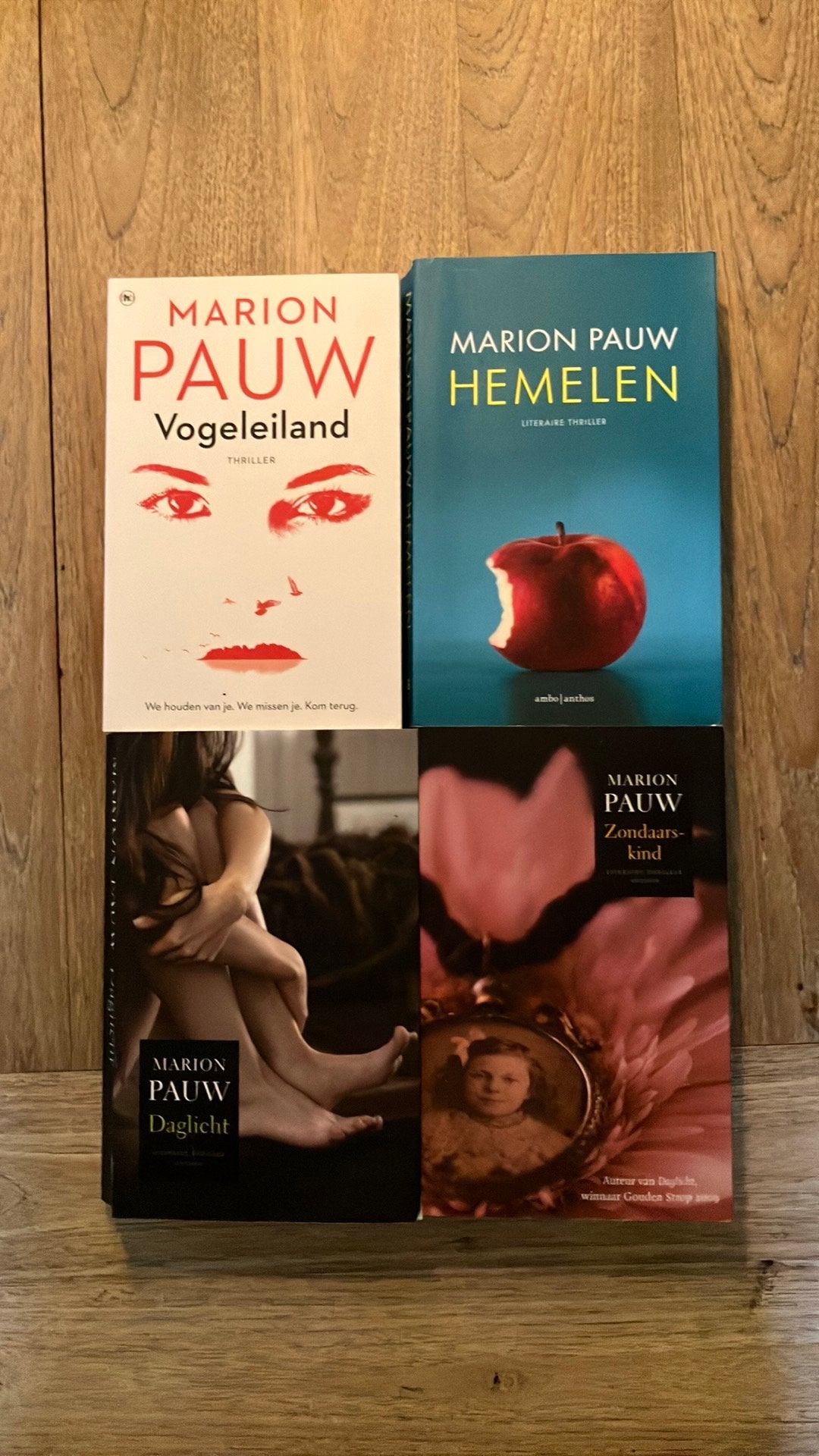 4x thriller Marion Pauw, Ophalen of Verzenden, Zo goed als nieuw