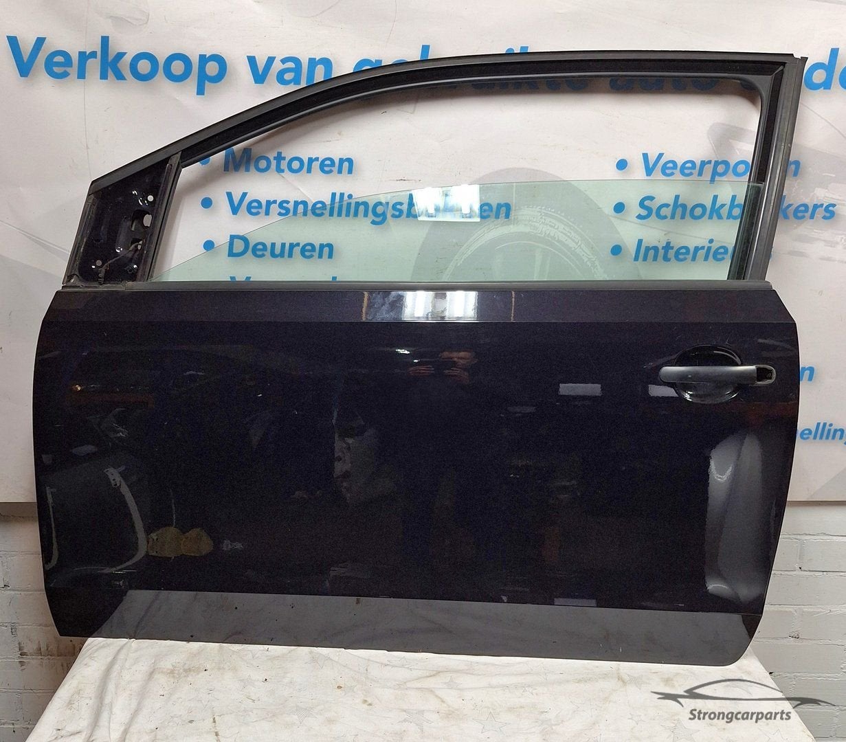Deur Portier VW Up links 3 deurs compleet kleurcode LC9X, Gebruikt, Seat, -, Deur