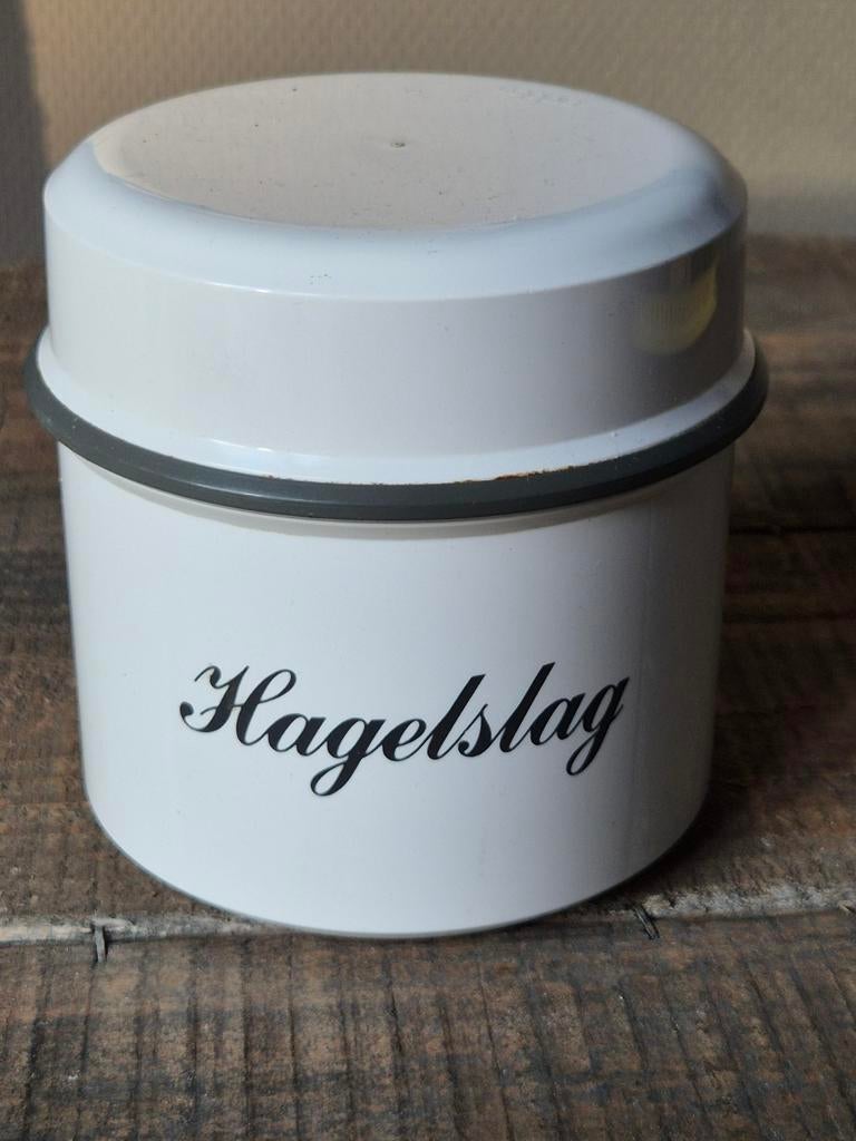 Coppia hagelslag voorraaddoos, Verzamelen, Retro, Ophalen of Verzenden