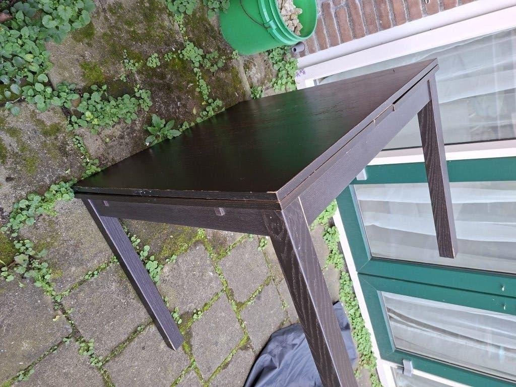 Ikea tafel 90x90 uitschuifbaar, Ophalen, Gebruikt, 50 tot 100 cm, Vierkant