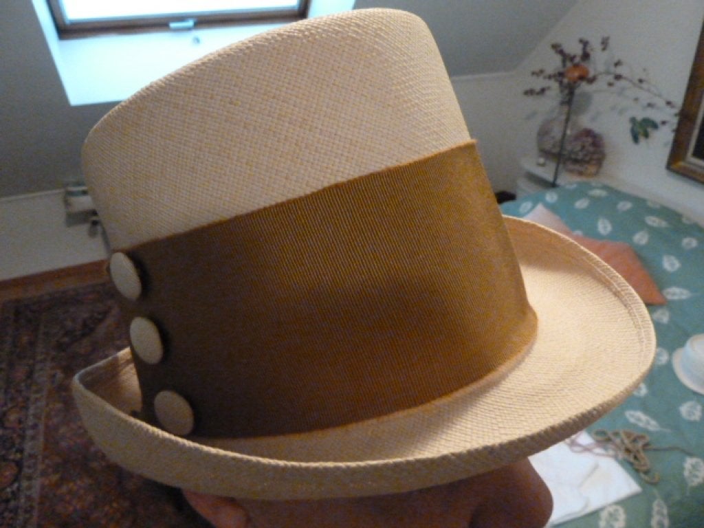 Kleemann Nürnberg luxe Panama hoed, handmade, superfino, nw., Kleding | Dames, Hoeden en Petten, Kleemann Nürnberg, 55 cm (S, 6⅞ inch) of minder